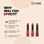 Buy MARS Matte Box Set of 3 Creamy Matte Lipsticks - 01 Reds and Maroons | 3.2gx3 - Purplle