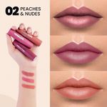 Buy MARS Matte Box Set of 3 Creamy Matte Lipsticks - 02 Peaches and Nudes | 3.2gx3 - Purplle