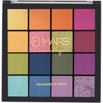 Buy MARS Highly Pigmented Mesmereyes Smoky Eyes, 16-Color Eyeshadow Palette | Multicolor | Matte Finish | Shimmery Eye Shadow Palette (20.8 gm) (03-Multicolor) - Purplle