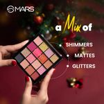 Buy MARS Highly Pigmented Mesmereyes Smoky Eyes, 16-Color Eyeshadow Palette | Multicolor | Matte Finish | Shimmery Eye Shadow Palette (20.8 gm) (03-Multicolor) - Purplle