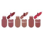 Buy MARS Mini Lip Pill High Pigmented Matte Lipstick Set of 3 | Transfer Proof & Smudge Proof | Travel Friendly (3.1 gm*3) (02-Romantic-Nude) - Purplle