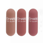Buy MARS Mini Lip Pill High Pigmented Matte Lipstick Set of 3 | Transfer Proof & Smudge Proof | Travel Friendly (3.1 gm*3) (02-Romantic-Nude) - Purplle