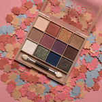 Buy MARS 12 Shades Back to Basics Eyeshadow Palette with Free Applicator | Matte | Shimmer | Beginner Friendly & Long Lasting Eye Shadow Palette (14.4 gm) (Shade-01) - Purplle