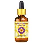 Buy Deve Herbes Pure Strawberry Seed Oil (Fragaria ananassa) with Glass Dropper Natural Therapeutic Grade 10ml - Purplle