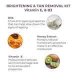 Buy Skin Co Vitamin Brightining and Tan Removal Kit for women Pedicure Manicure Hand & Foot Home Care Spa Kit | All Skin Type - Purplle