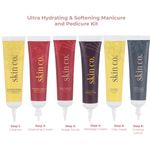 Buy Skin Co Ultra Hydrating and softning Pedicure Manicure for women with vitamin E & B3, Aloe vera| Hand & Foot Home Care Spa Kit - Purplle