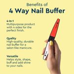 Buy GUBB USA 4 Way Nail Buffer Color May Vary - Purplle