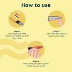 Buy GUBB USA 4 Way Nail Buffer Color May Vary - Purplle