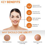Buy Good Vibes Orange Refreshing Face Gel | Anti-Ageing, Hydrating, DEWY, Oil free | With Papaya (50 g) - Purplle