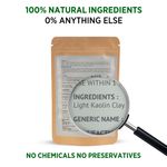 Buy Alps Goodness Light Kaolin Clay| 100% Natural Powder | No Chemicals, No Preservatives, No Pesticides | Clay Mask for dry and sensitive skin - 50 gm - Purplle