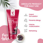 Buy NutriGlow NATURAL'S Advanced Pro Formula Wine Face Wash for Daily Use, Deep Cleansing Niacinamide For Women and Men, 100 gm - Purplle