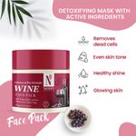 Buy NutriGlow NATURAL'S Advanced Pro Formula Wine Face Pack for Glowing Skin with Kaolin Clay, All Skin Types, Men & Women, 100 gm - Purplle