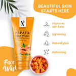 Buy NutriGlow NATURAL'S Advanced Pro Formula Papaya Face Wash with Niacinamide, Orange Peel for Skin brightening & Tan Removal, 100 gm - Purplle