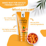 Buy NutriGlow NATURAL'S Advanced Pro Formula Papaya Face Wash with Niacinamide, Orange Peel for Skin brightening & Tan Removal, 100 gm - Purplle