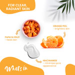 Buy NutriGlow NATURAL'S Advanced Pro Formula Papaya Face Wash with Niacinamide, Orange Peel for Skin brightening & Tan Removal, 100 gm - Purplle