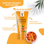 Buy NutriGlow NATURAL'S Advanced Pro Formula Papaya Facial Scrub for Deep Exfoliation with AHA, Lemon Oil, All Skin Types, 100gm - Purplle