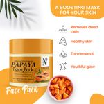 Buy NutriGlow NATURAL'S Advanced Pro Formula Papaya Face pack, Clay Based, Skin Lightening For Dry & Oily Skin, 100 gm - Purplle