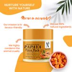 Buy NutriGlow NATURAL'S Advanced Pro Formula Papaya Face pack, Clay Based, Skin Lightening For Dry & Oily Skin, 100 gm - Purplle