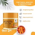 Buy NutriGlow NATURAL'S Advanced Pro Formula Papaya Hair Spa with Argan Oil, Hydrolyzed Keratin for Shiny & Bouncy Hair All Hair types, 100 gm - Purplle