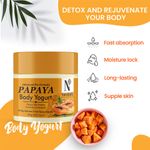 Buy NutriGlow NATURAL'S Advanced Pro Formula Papaya Body Yogurt for Deep Hydration, Smooth Skin For Men and Women, 100 gm - Purplle