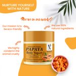 Buy NutriGlow NATURAL'S Advanced Pro Formula Papaya Body Yogurt for Deep Hydration, Smooth Skin For Men and Women, 100 gm - Purplle
