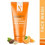 Buy Nutriglow Advanced Organics Vitamin C Lightening for Tan Removal, Brightening Skin, All Skin Type Face Wash, 100 gm - Purplle