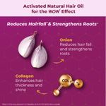 Buy WOW Skin Science Onion & Collagen Anti-Hairfall Hair Oil | Nourishes Scalp & Stimulates Roots | Reduces Hairfall | Reduces Breakage | Repairs Damaged Hair | Minimizes Split Ends | Boosts Hair Thickness- 25 ml - Purplle