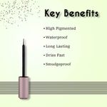 Buy Mattlook Line Express Ultimate Precision waterproof Smudge Proof Eyeliner, Jet Black 6 ml - Purplle