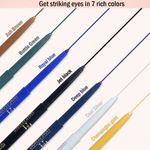 Buy Half N Half One Stroke Defining Auto Eyeliner Kohl Kajal, smudge proof and waterproof, 18hour Long Lasting, 0.3 gm - Purplle