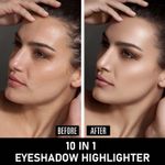 Buy Half N Half 10 in 1 Eyeshadow & Highlighter Makeup Kit, 23 gm - Purplle