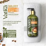 Buy Dabur Vatika Select Moroccan Argan Oil Shampoo - 300ml (Moisturize & Smooth) | No Parabens, Sulphate & Silicones | Moisturises & Strengthens Hair | Restores Smoothness & Silkiness | Gluten Free | Vegan - Purplle