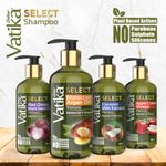 Buy Dabur Vatika Select Moroccan Argan Oil Shampoo - 300ml (Moisturize & Smooth) | No Parabens, Sulphate & Silicones | Moisturises & Strengthens Hair | Restores Smoothness & Silkiness | Gluten Free | Vegan - Purplle