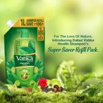 Buy Dabur Vatika Health Shampoo 1L Pouch -Refill - Purplle