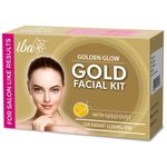 Buy Iba Golden Glow Gold Facial Kit l 6 Step Single Use Kit l For Brightening & Radiance l Salon Like Results - Purplle