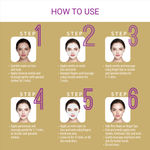 Buy Iba Golden Glow Gold Facial Kit l 6 Step Single Use Kit l For Brightening & Radiance l Salon Like Results - Purplle