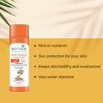 Buy Biotique Sun Shield  Sandalwood Ultra Protective Lotion 50+ Spf Uva/Uvb Sunscreen (190 ml) - Purplle