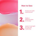 Buy Ilana - Lip Snooze - Overnight healing vegan lip sleeping mask for soft bright lips - Berrylicious - 15gms - Purplle