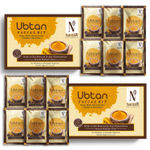 Buy NutriGlow NATURAL'S Set of 2 Ubtan Facial Kit For Glowing Skin, Tan Removal With Haldi & Chandan, 60gm each - Purplle