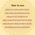 Buy NutriGlow NATURAL'S Set of 2 Ubtan Facial Kit For Glowing Skin, Tan Removal With Haldi & Chandan, 60gm each - Purplle