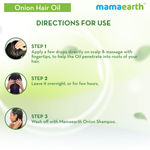 Buy Mamaearth Onion Oil For Hair Regrowth & Hair Fall Control With Redensyl (150 ml) Pack Of 2 - Purplle