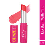 Buy Swiss Beauty CRAZE Tinted Weightless Lip Balm | Sheer Coverage | Hydrating | With Cocoa Butter 04 Coral Pink - 3.2 gm - Purplle