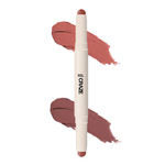 Buy Swiss Beauty CRAZE Duo Lipstick | Non-transfer Lip Colour | 2-in-1 Lip Colour with Satin Matte Finish | 2 Shades in 1 Lipstick | Long-lasting lipstick 02 Ultimate Nude - Purplle