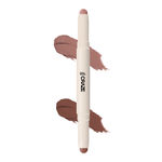Buy Swiss Beauty CRAZE Duo Lipstick | Non-transfer Lip Colour | 2-in-1 Lip Colour with Satin Matte Finish | 2 Shades in 1 Lipstick | Long-lasting lipstick 03 Choco Spice - 2 gm - Purplle