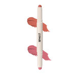 Buy Swiss Beauty CRAZE Duo Lipstick | Non-transfer Lip Colour | 2-in-1 Lip Colour with Satin Matte Finish | 2 Shades in 1 Lipstick | Long-lasting lipstick 05 Peach Me Pink - 2 gm - Purplle