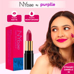 Buy NY Bae Super Matte Lipstick - Dynamic Danielle 10 (4.2 gm) | Pink | Loaded With Vitamin E | Rich Colour | Long lasting | Smudgeproof | Vegan - Purplle