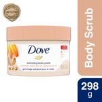 Buy Dove Exfoliating Body Polish Scrub Oatmeal & Calendula Oil for Sensitive Skin, 298 g - Purplle