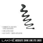 Buy Lakme Absolute Shine Liquid Eye Liner - Black (4.5 ml) - Purplle