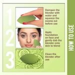 Buy NY Bae Pro Beauty Blender | Olive Blender | Green | Flawless Makeup Application | Maximum Coverage - Bossy 04 - 1 Pc - Purplle
