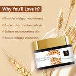 Buy Good Vibes Wheatgerm Nourishing Night Cream | Anti-Inflammatory, Heals Scars | With Almond Oil | Np Parabens, No Sulphates, No Mineral Oil (100 g) - Purplle