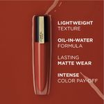 Buy L'Oreal Paris Rouge Signature Matte Liquid Lipstick - I Decide 128 (7 ml) - Purplle